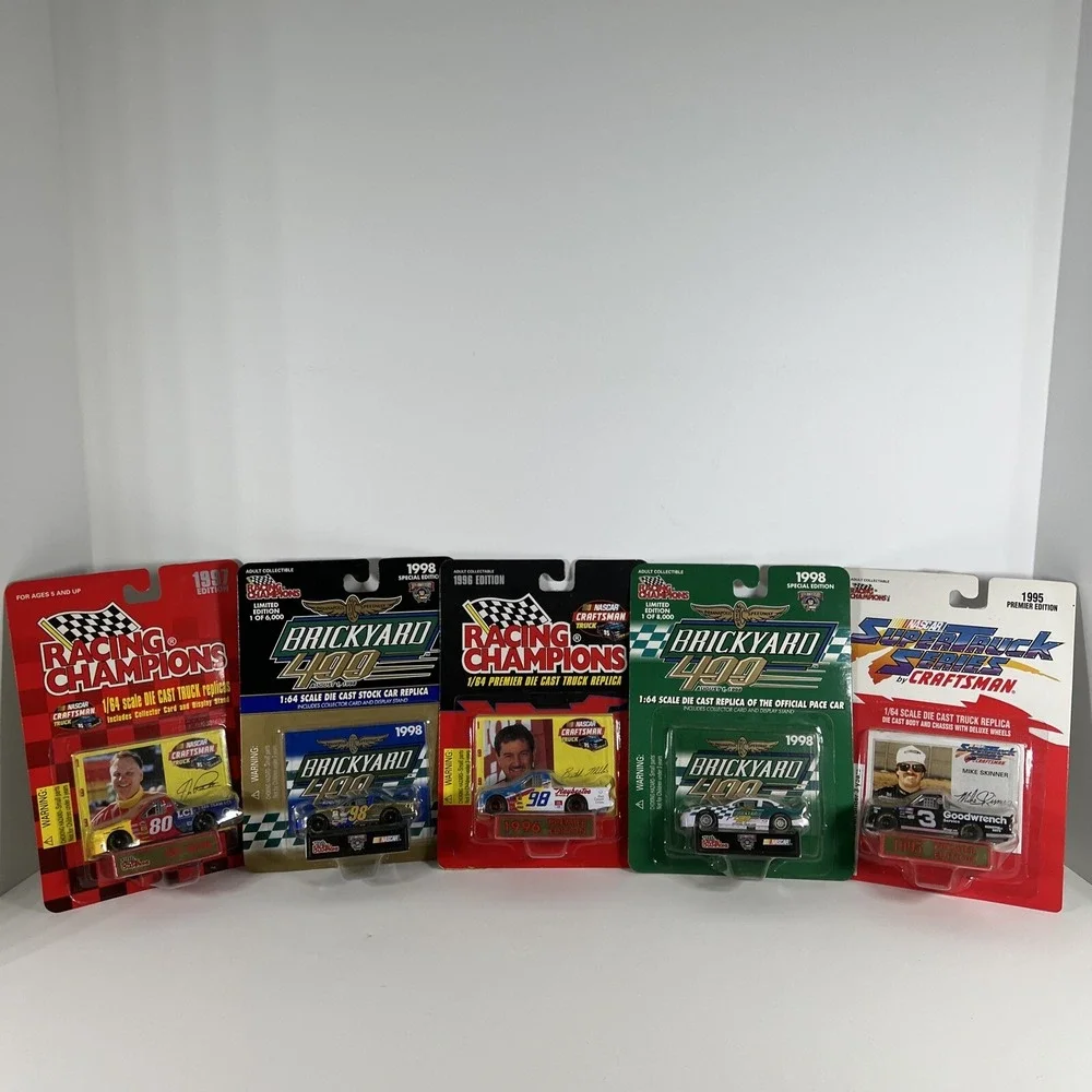 Racing Champions Nascar 1:64 Car Lot Of 25 New Various Drivers Years See Photos.